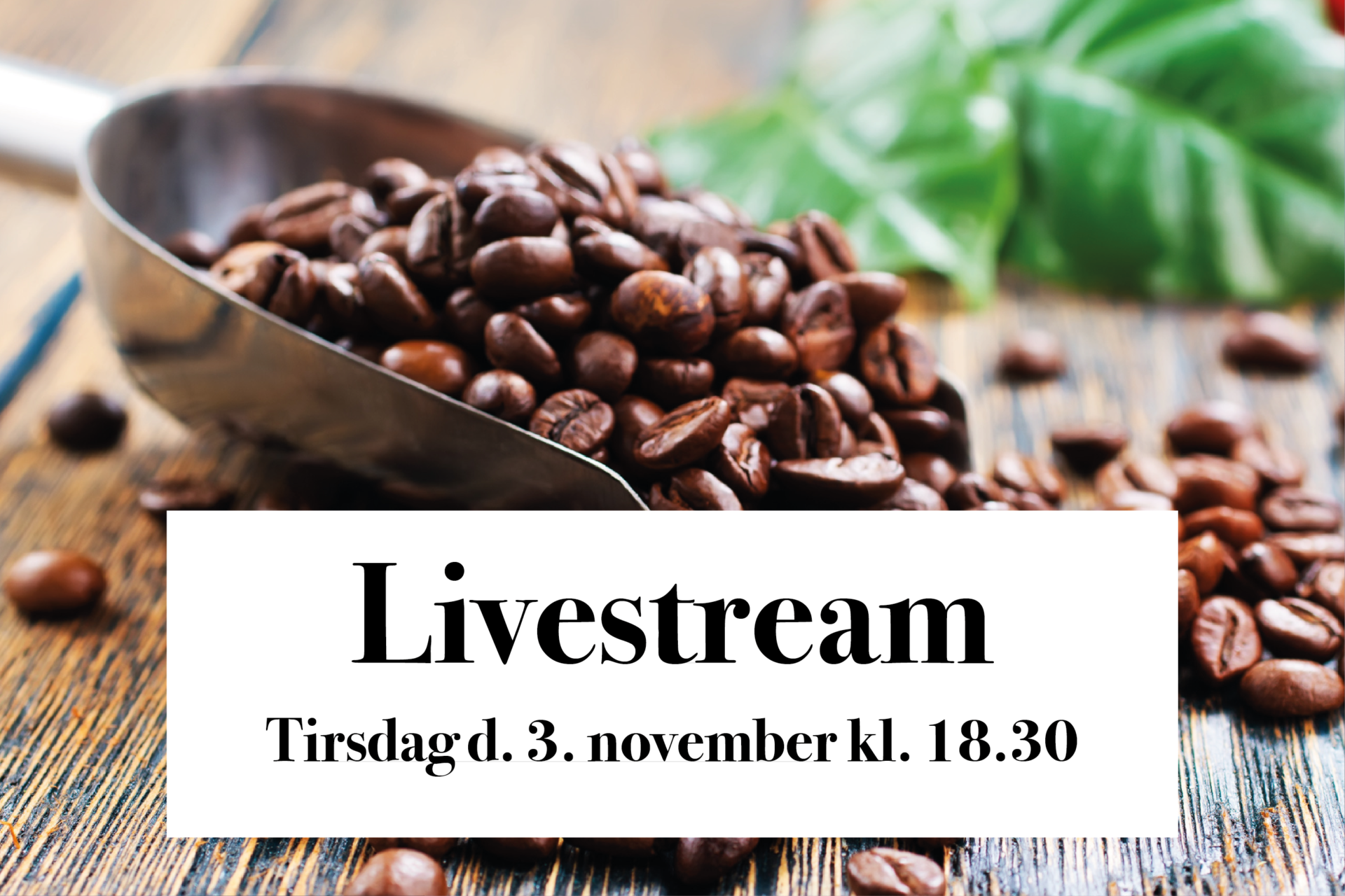 3/11 - Livestream 'Kaffe'