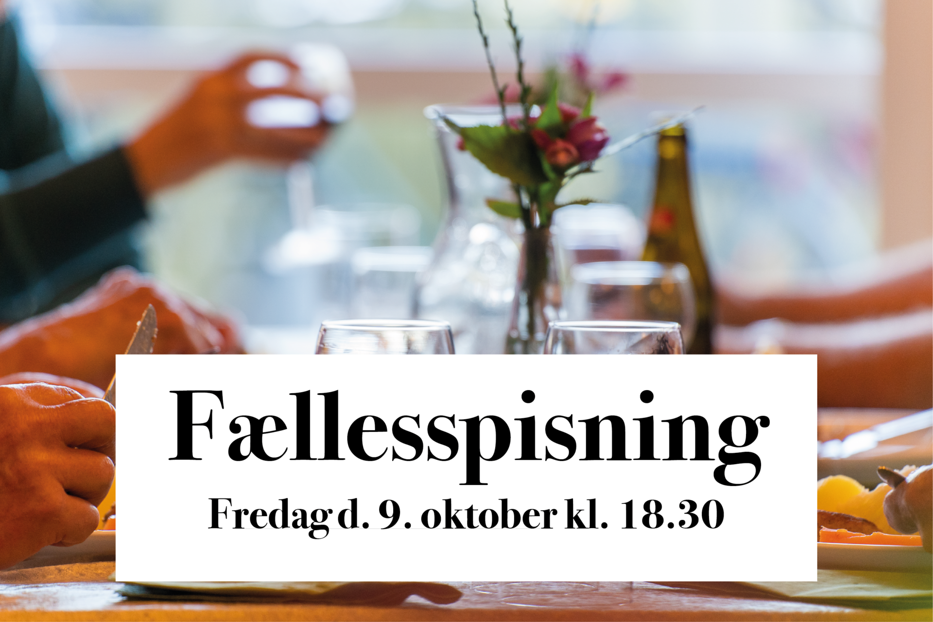 9/10 - Fællesspisning Kulturnatten